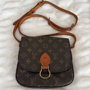 Louis Vuitton Classic Monogram Crossbody Saint Cloud Bag